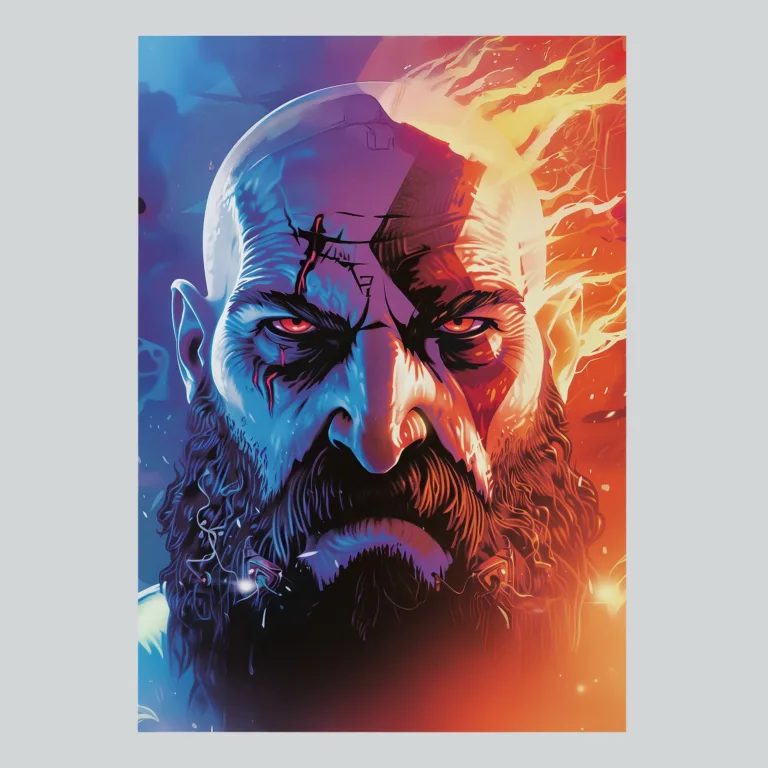 God of War Norse Legend Kratos Poster