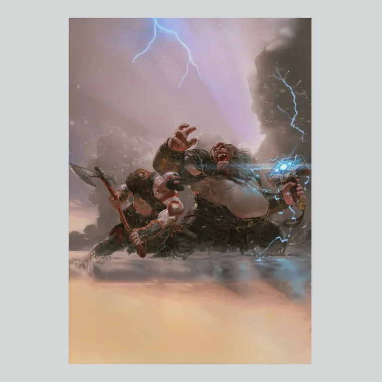God of War Ragnarok Thunder Clash Poster