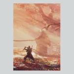 Sekiro Corrupted Monk Battle Scene Poster