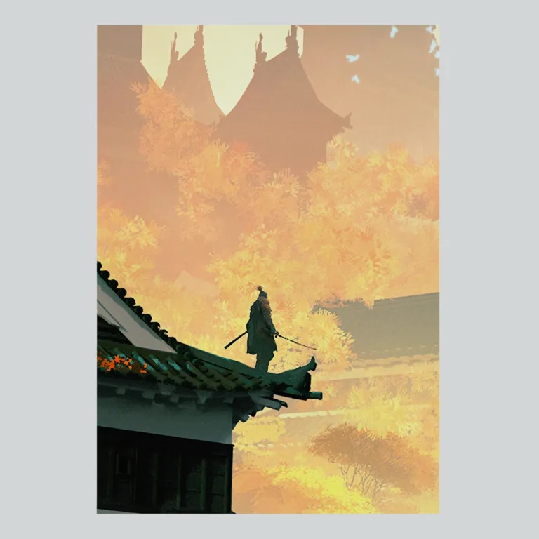 Sekiro Senpou Temple Vista Poster