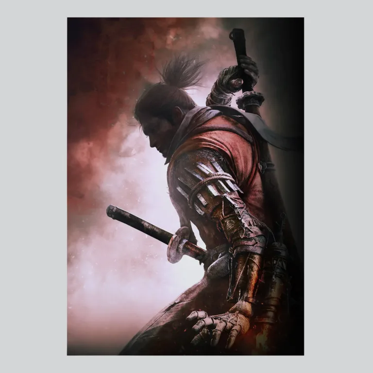 Sekiro Shadows Die Twice Battle Stance Poster