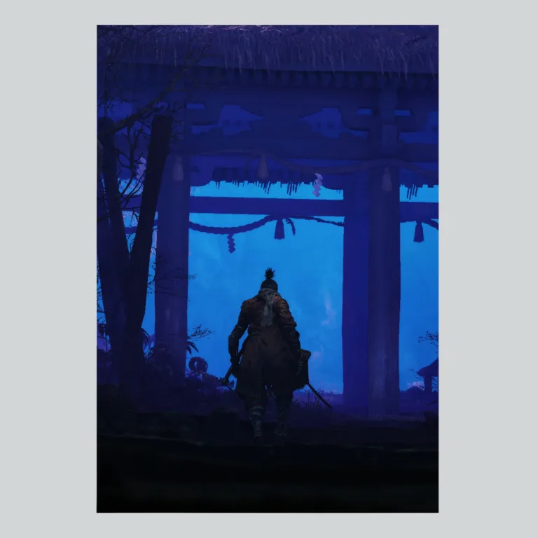 Sekiro Guardian Wolf Poster
