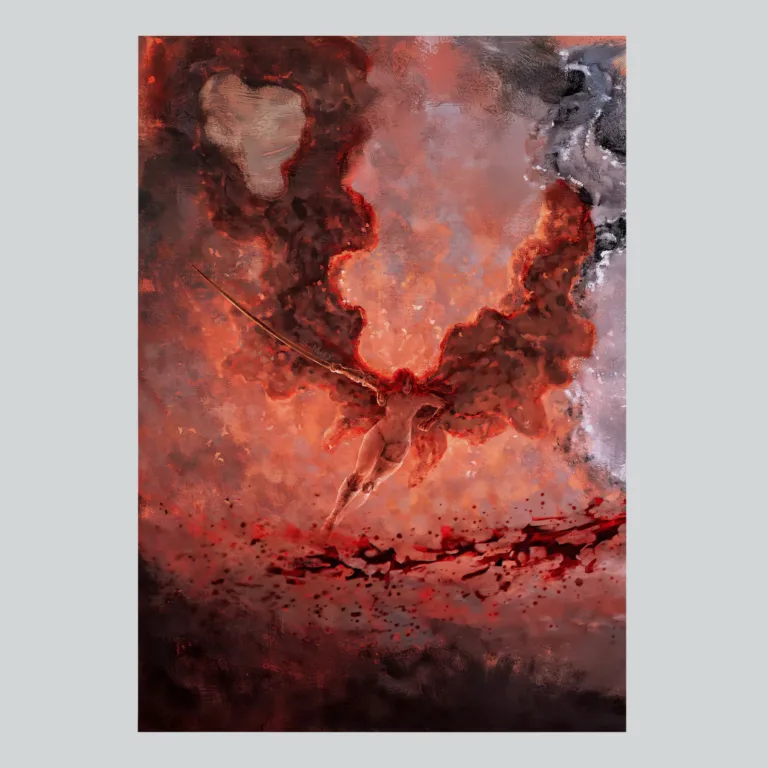 Elden Ring Malenia Blade of Miquella Combat Masterpiece Poster