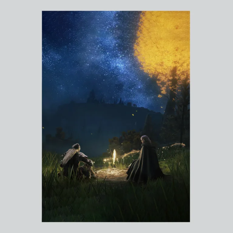 Elden Ring Melina Guardian Spirit Portrait Poster