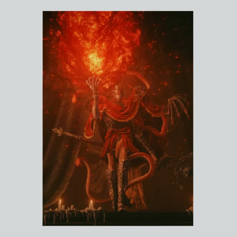 Elden Ring Erdtree Dawn Fantasy Art Poster