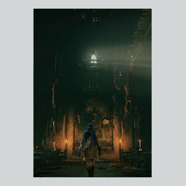 Elden Ring Open World Fantasy Vista Poster