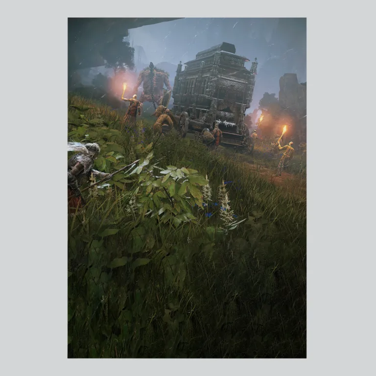 Elden Ring Legendary Combat Scene Poster