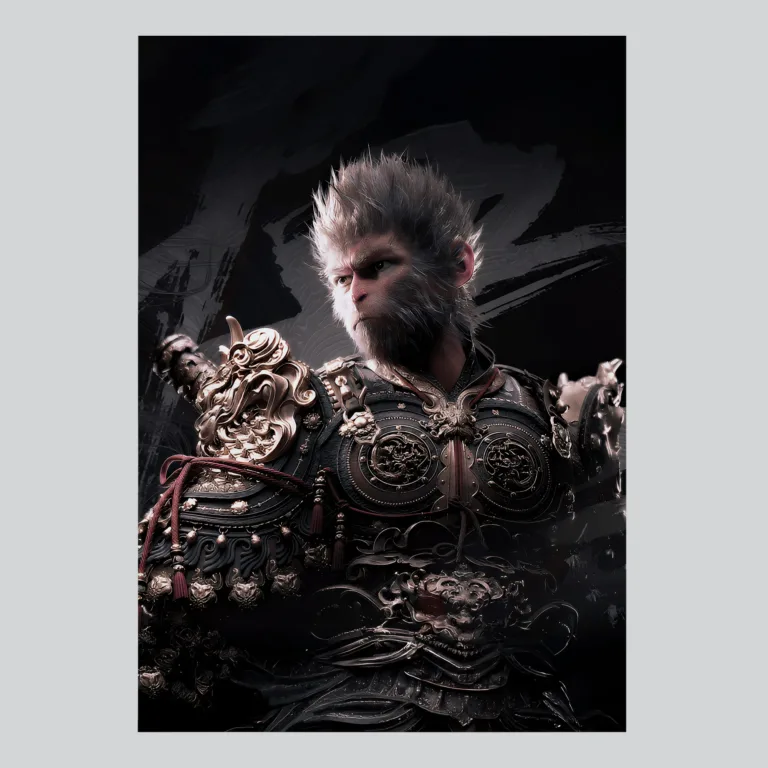 Black Myth Wukong Breathtaking Sun Wukong Poster