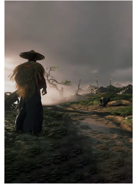 Ghost of Tsushima Jin Sakai Hero Portrait Poster